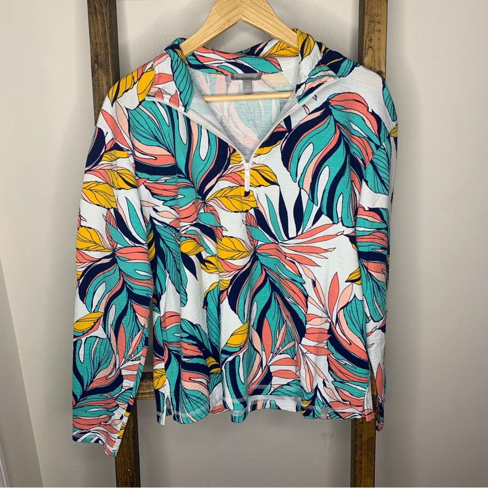 Talbots Cozy Crush Half Zip Pullover